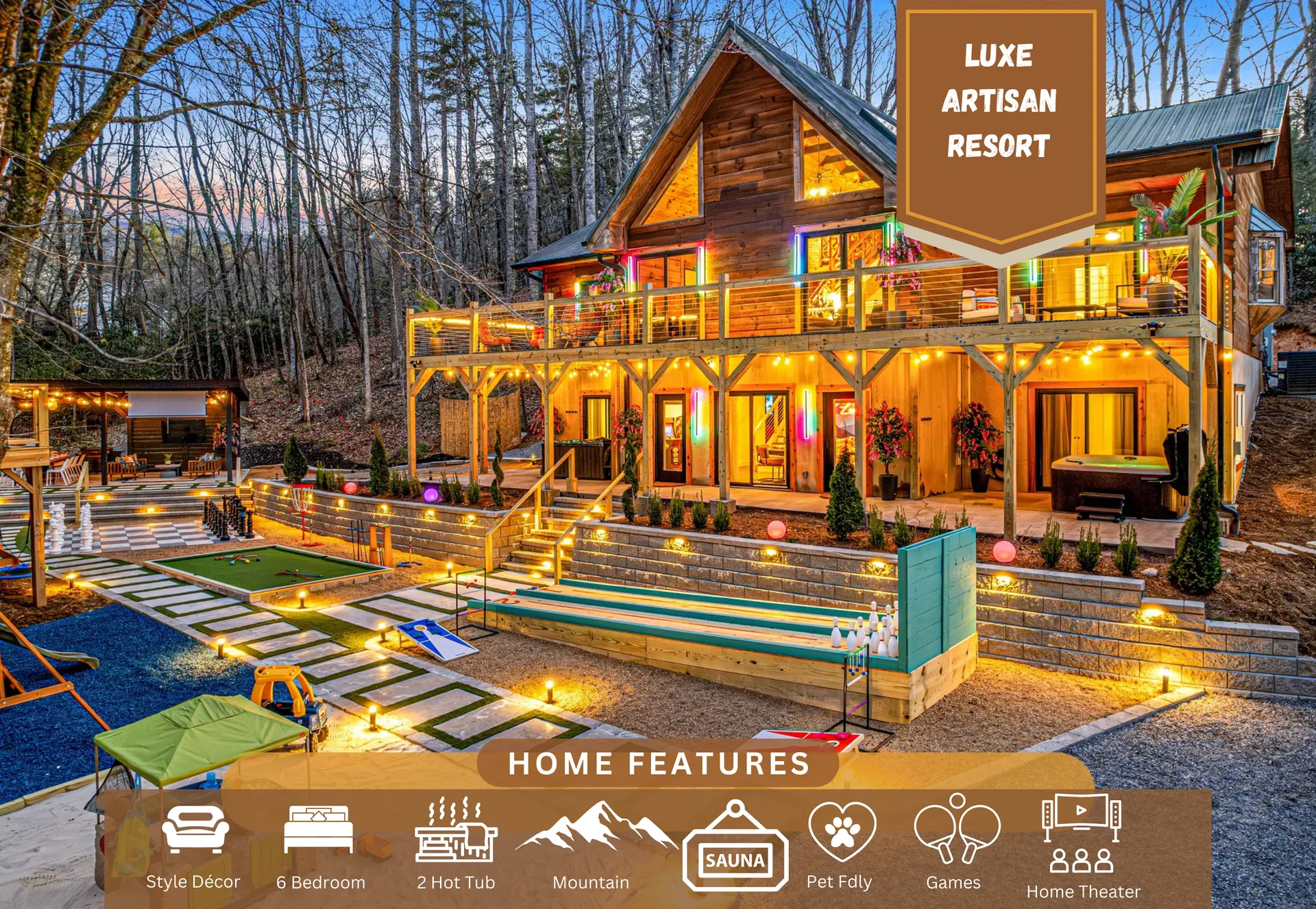Luxe Artisan Resort-Asheville's Ultimate Getaway!