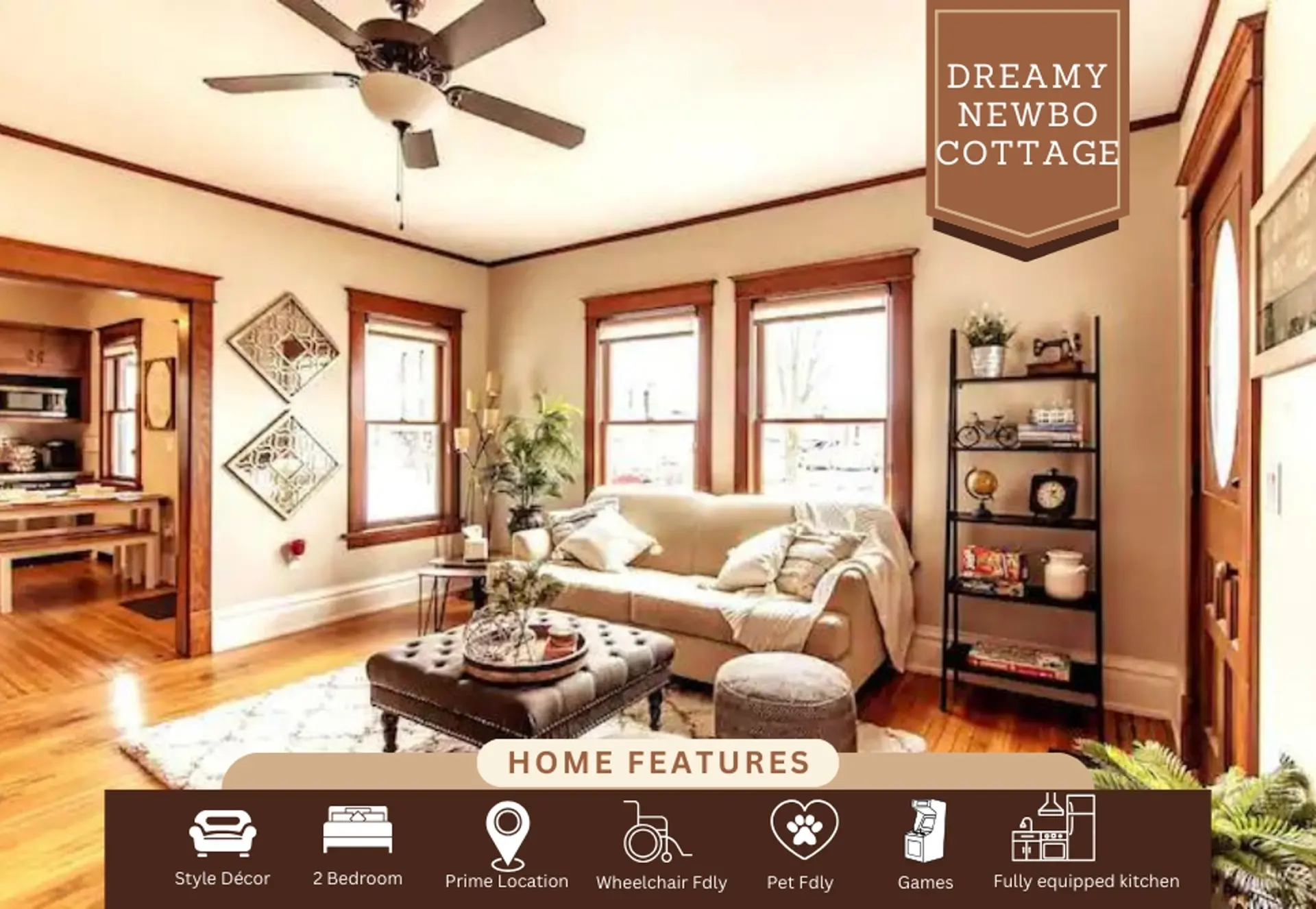Prime Newbo Location |Wheelchair & Pet Fdly|Games