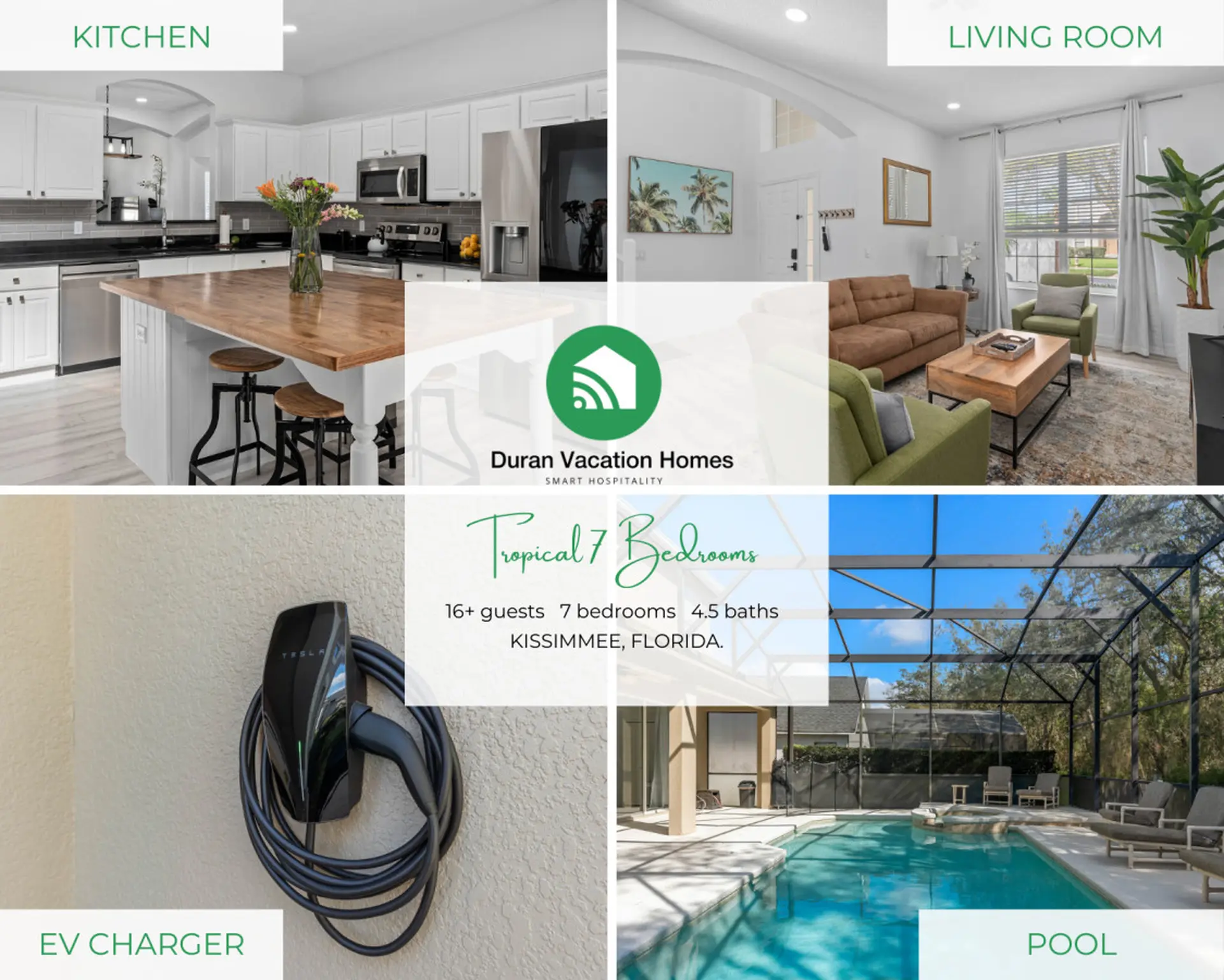Tropical 7BR | Heated Pool | Pet Friendly | Disney