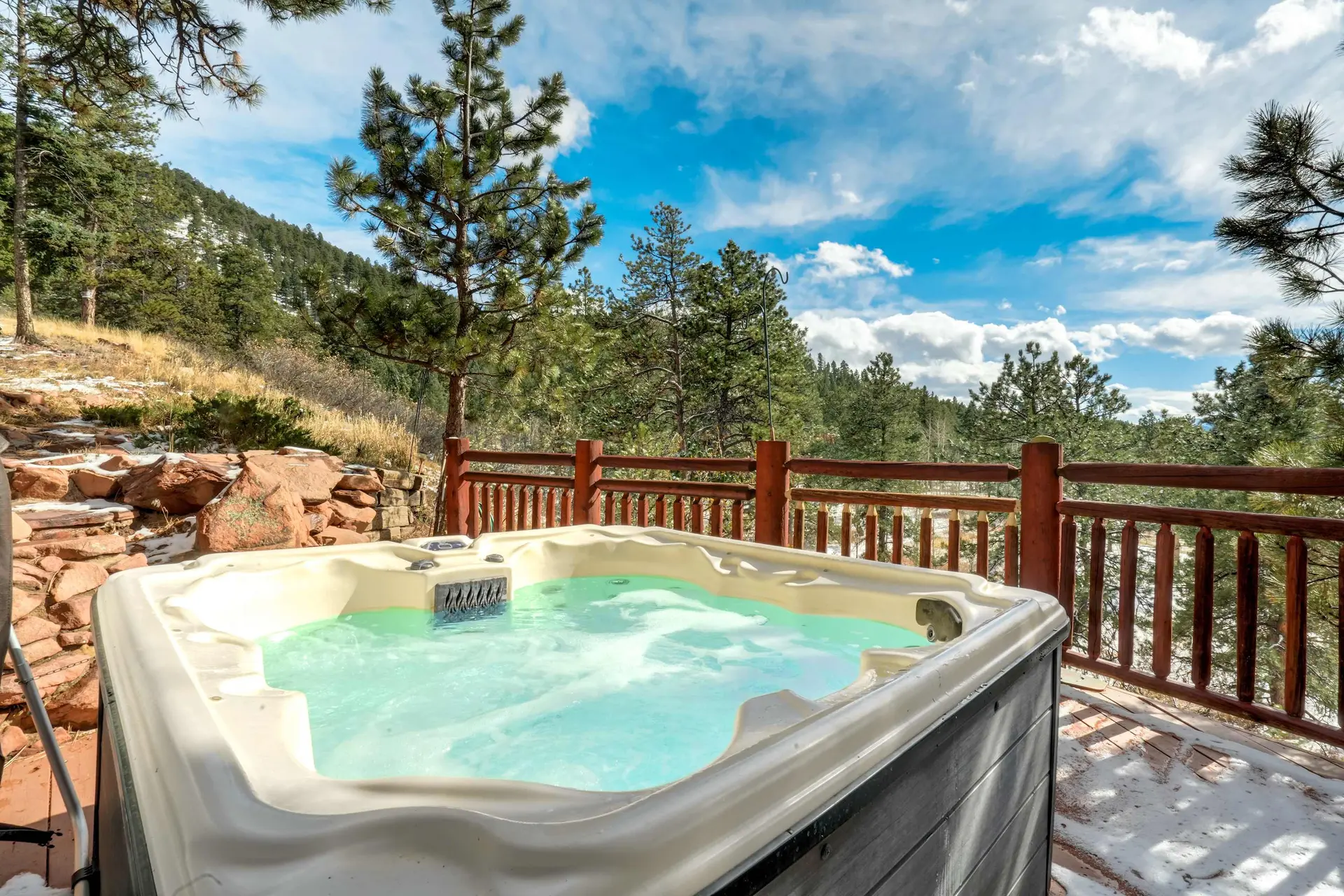 Log Lodge | Mountain View | Hot tub, Dog Friendly!