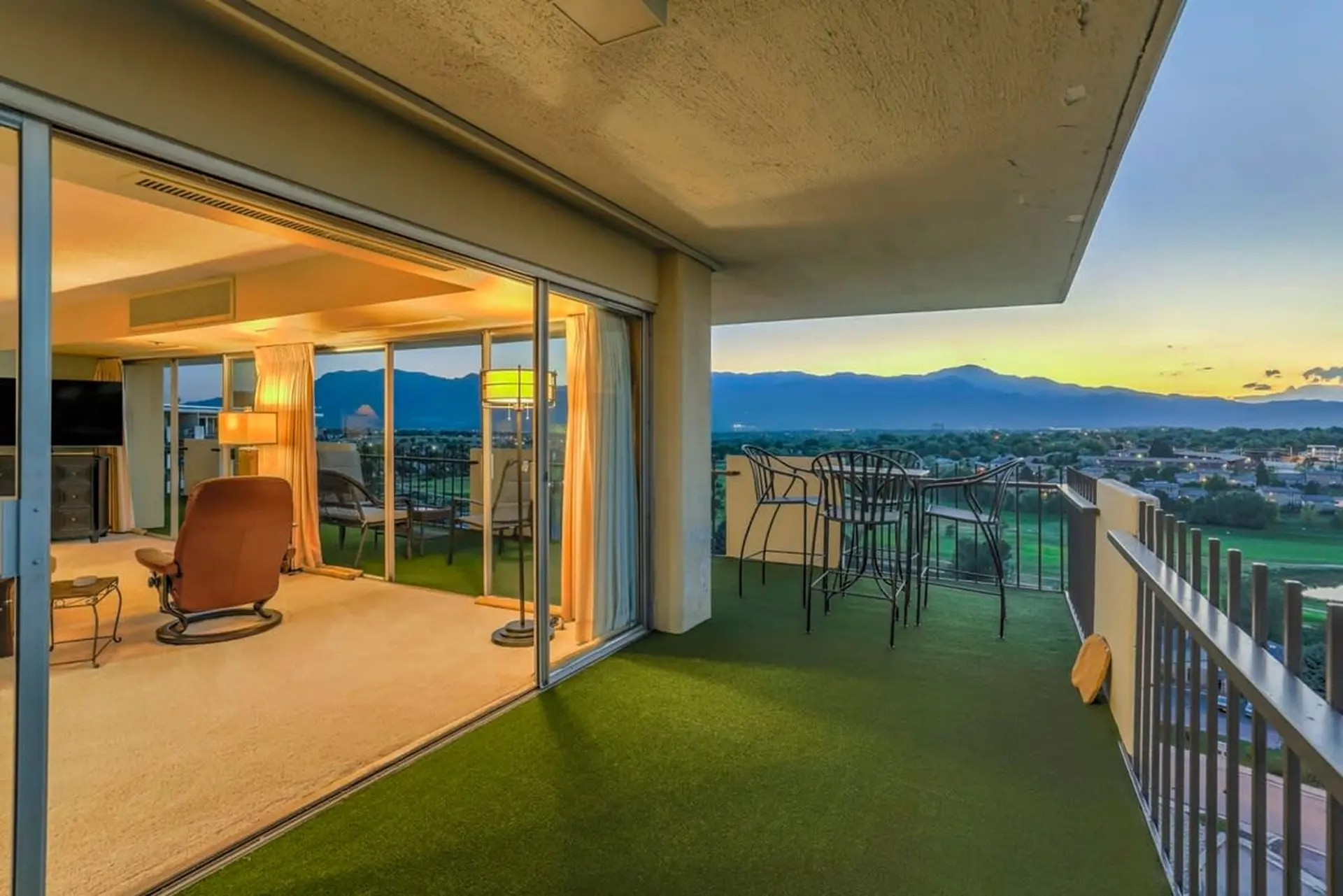 Mountain Views From L-Shaped Terrace