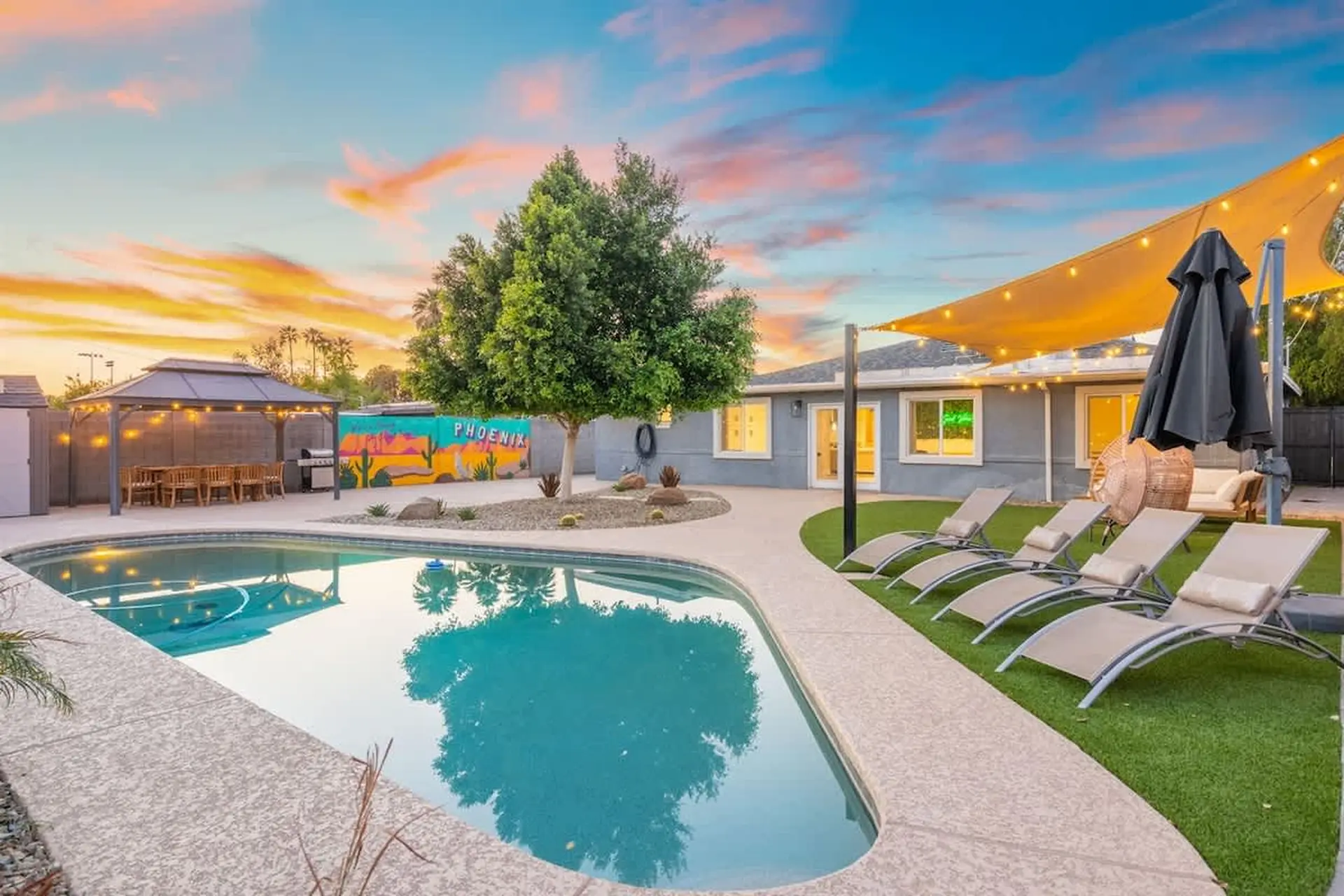Desert Luxe 5BR | Games | Heated Pool | BBQ Grill