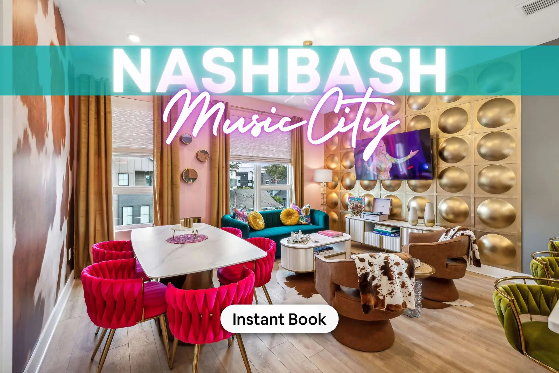 Nashville-Themed, Rooftop Views, Karaoke & Luxury!