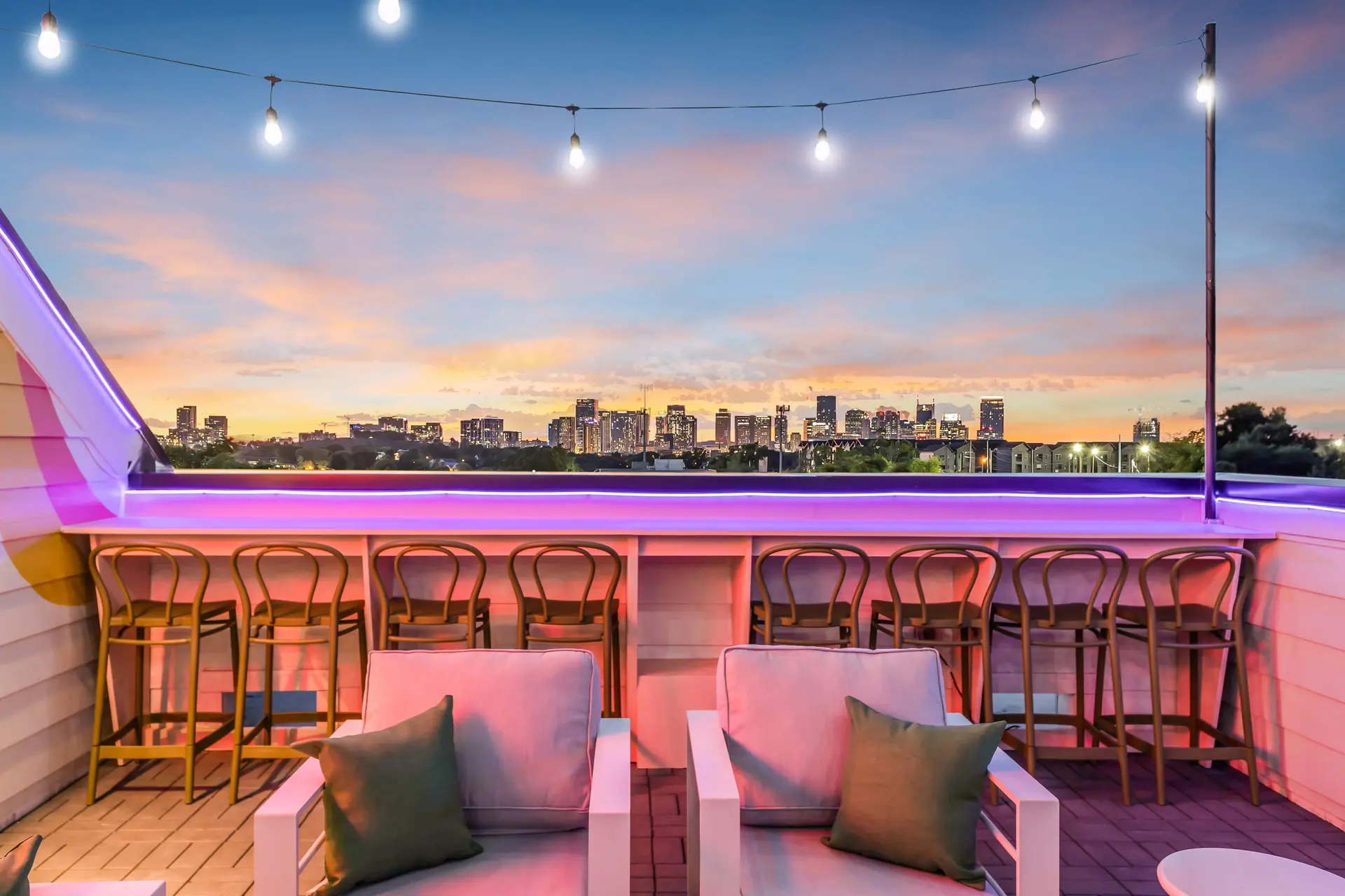 Rooftop Deck + Game Room for Summer Fun