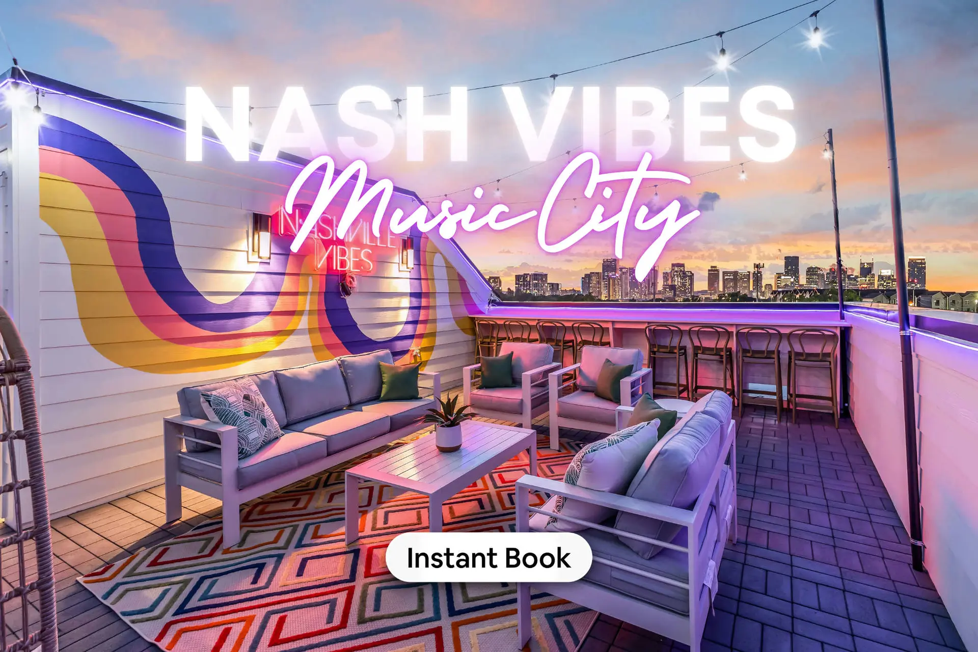 Rooftop Deck + Game Room for Summer Fun