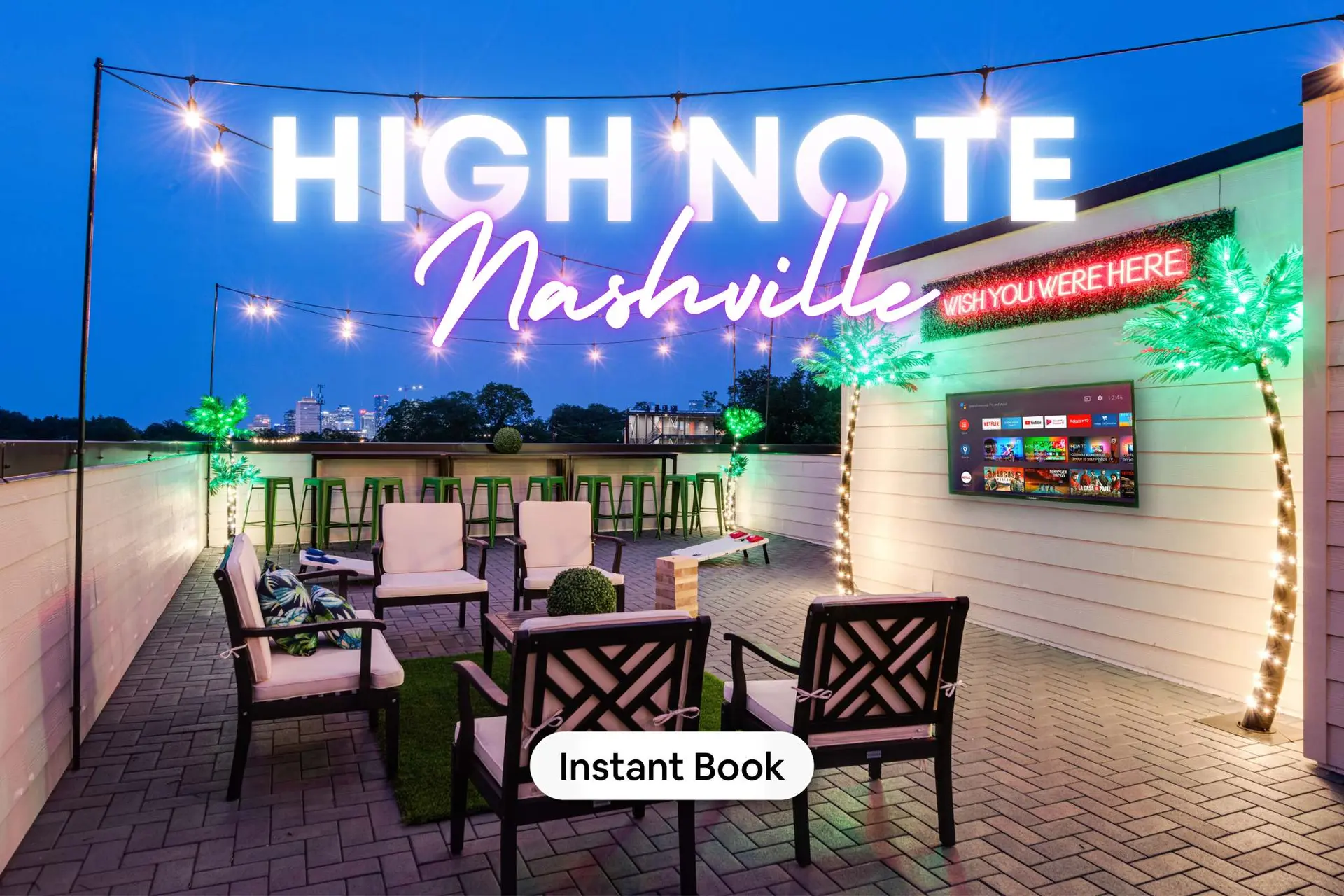 Summer Rooftop Deck Near Broadway Nashville