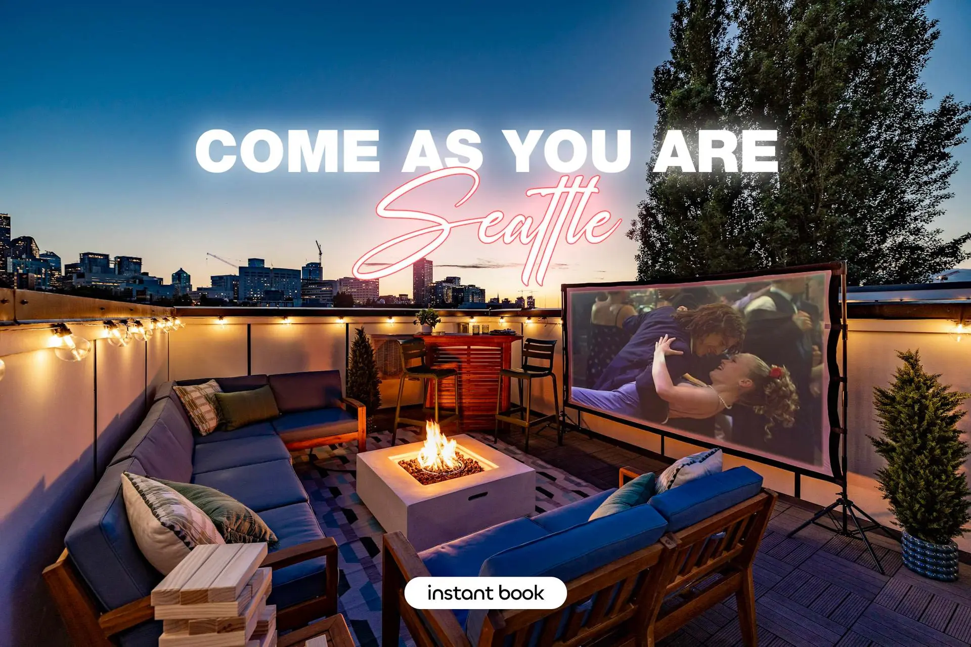 Movie Theatre | Rooftop | King Bed | Arcade | BBQ