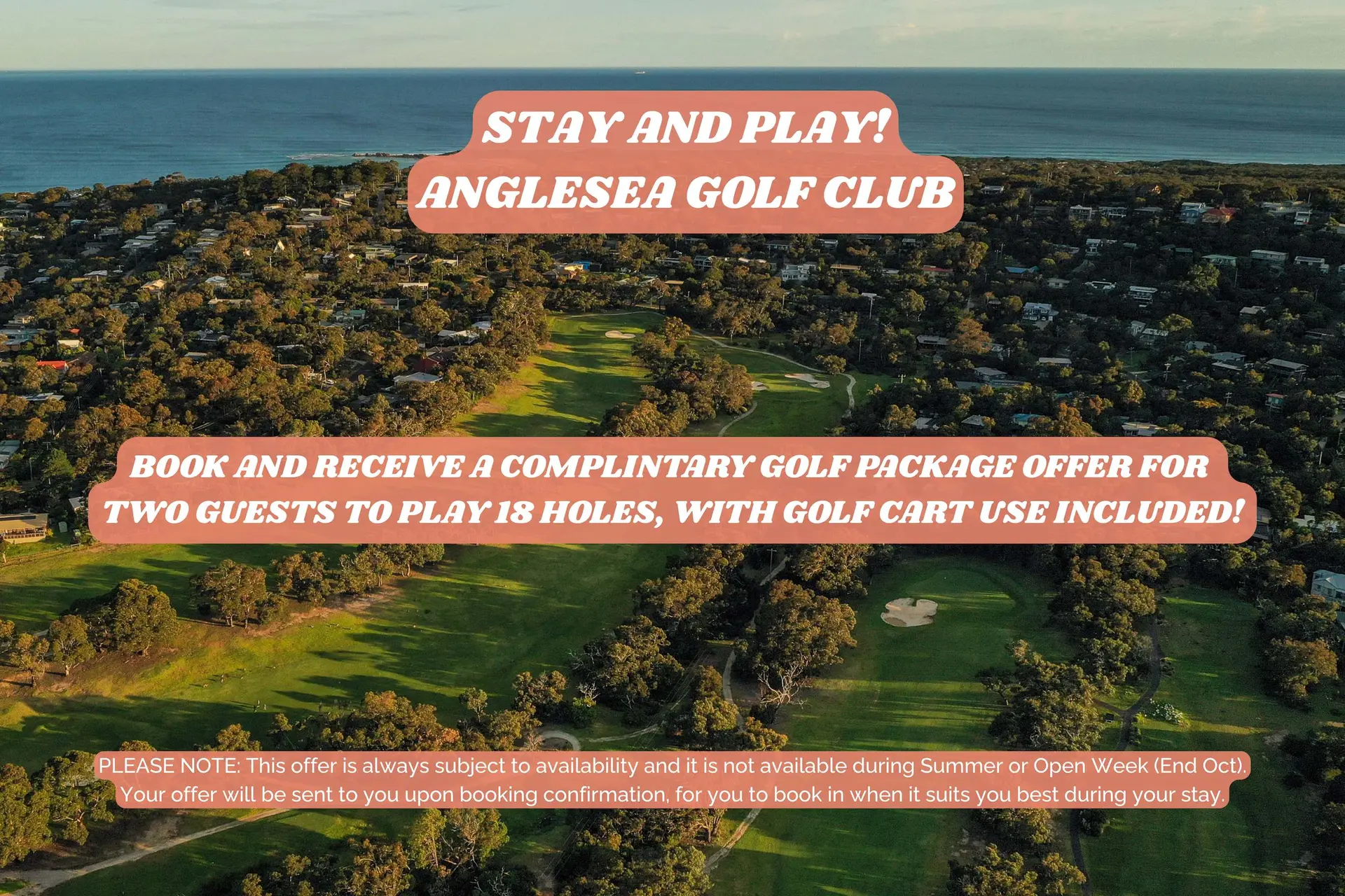 Anglesea Golf Club | Stay & Play! 18 Holes + Cart