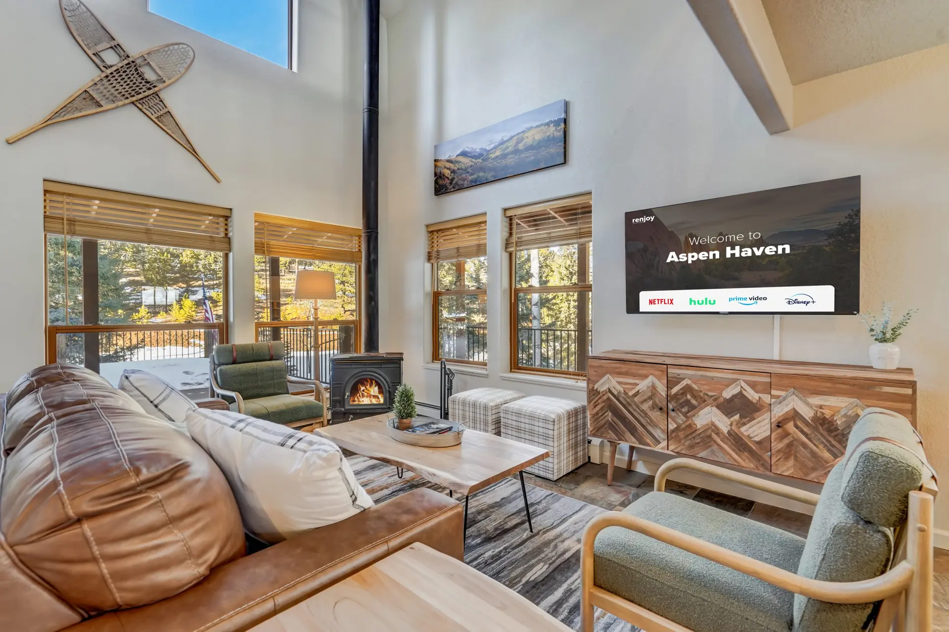 Aspen Haven! Mountain Views & Hot Tub & BBQ