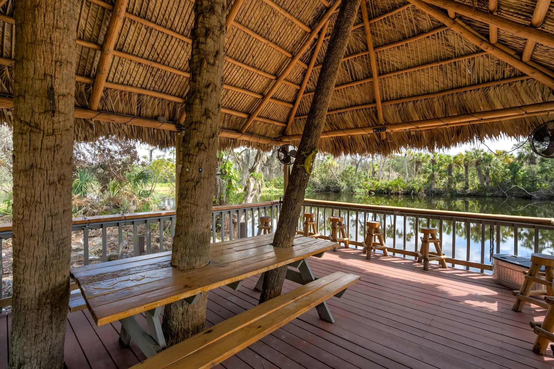 Riverside Oasis! Home w Tiki Hut & Firepit