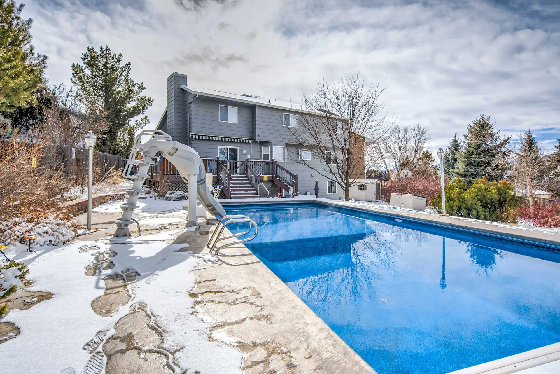 Deep Blue! Poolside Fun w/ Hot Tub & Playground