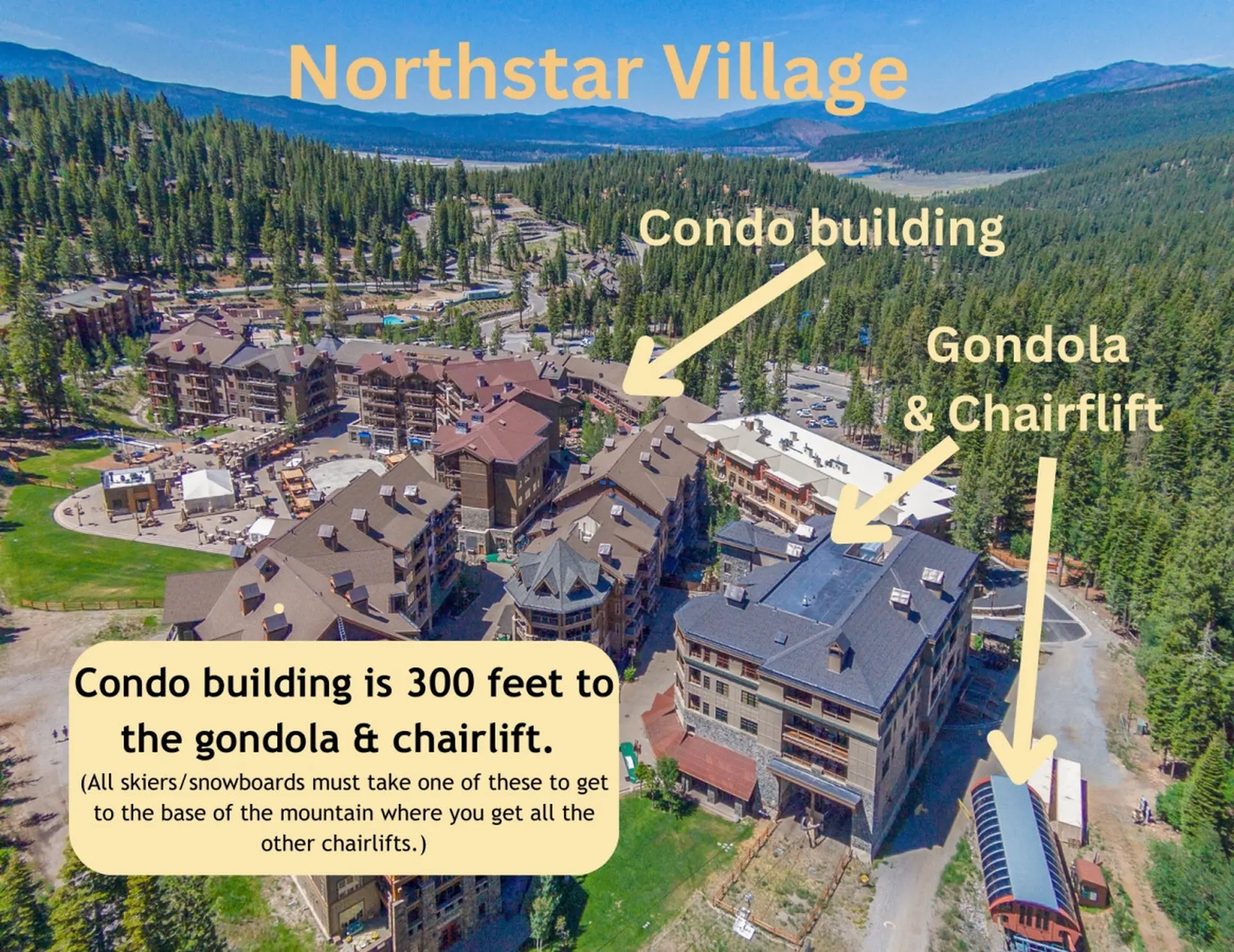 2 adjoining ski-in/out condos in Northstar Village