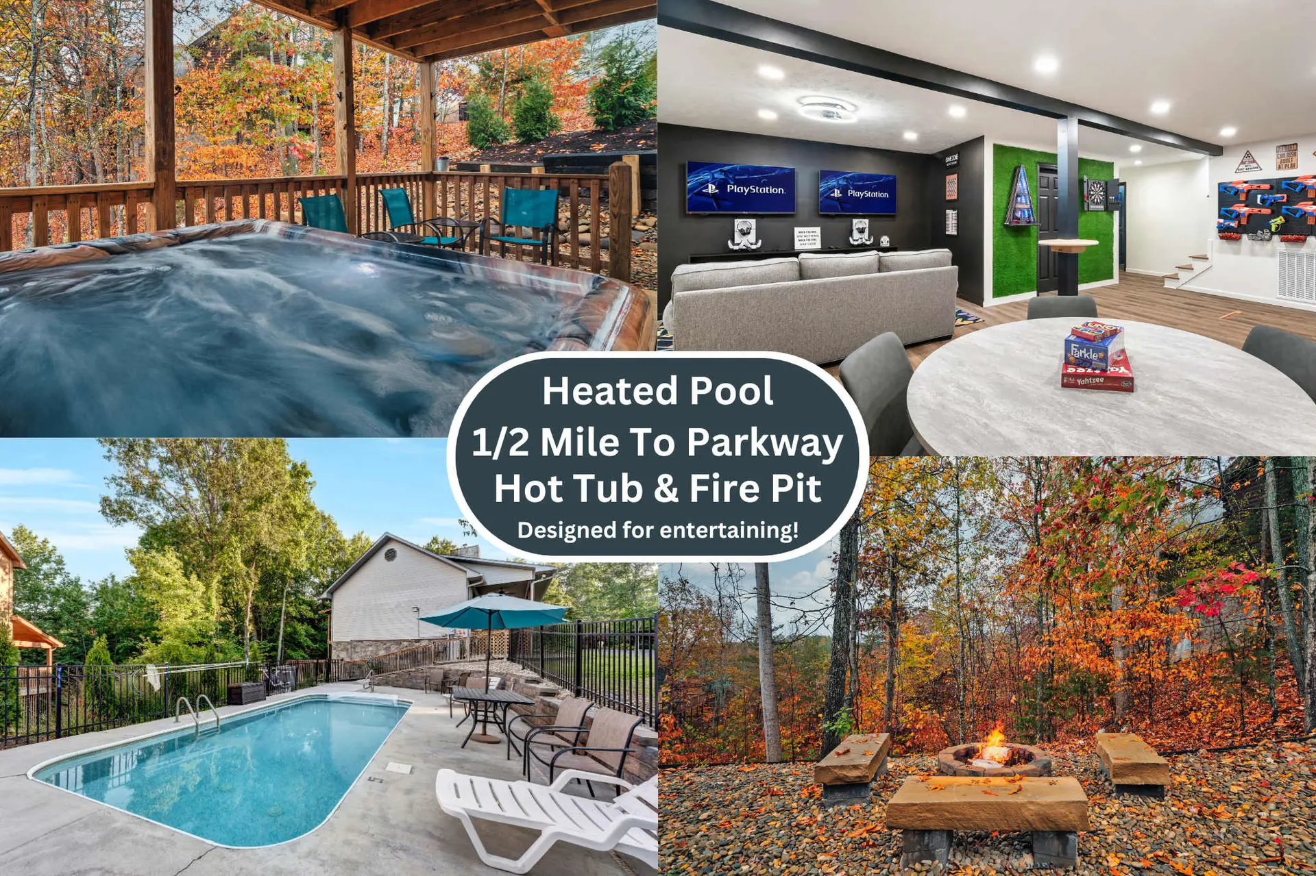 Entertainment - Heated Outdoor Pool - Near Parkway
