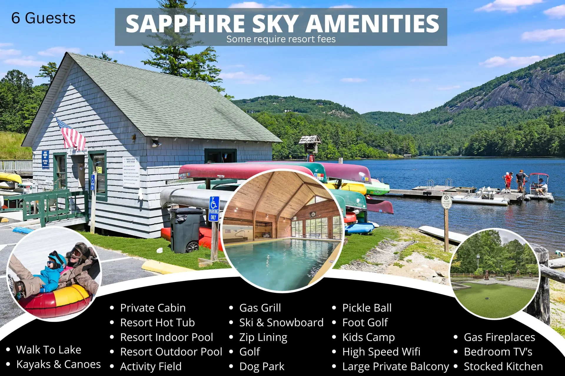 Sapphire Valley Cabin - Many Resort Amenities!