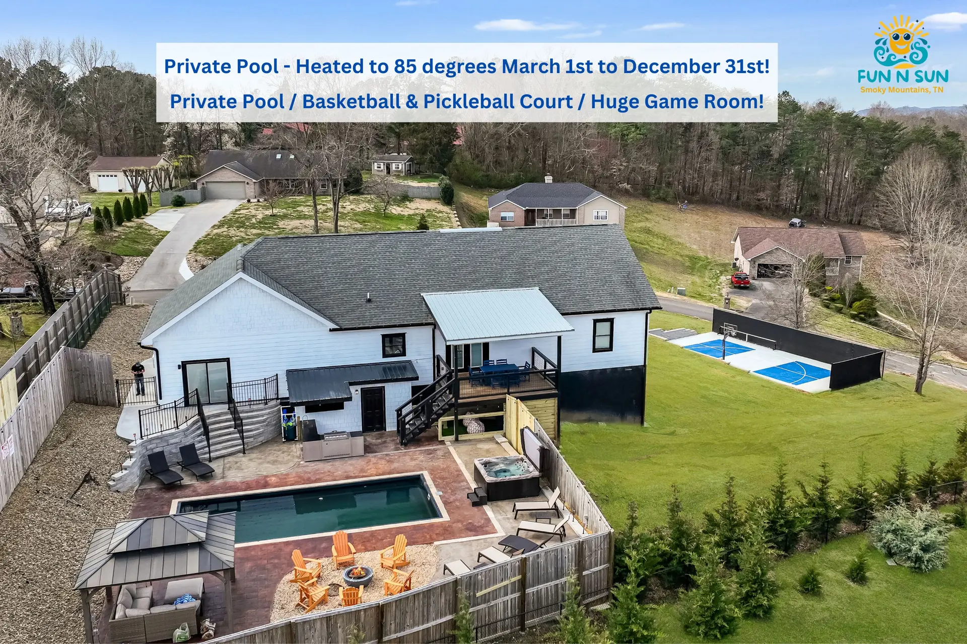 Fun N Sun - Ultimate Backyard Pool And Game Room!