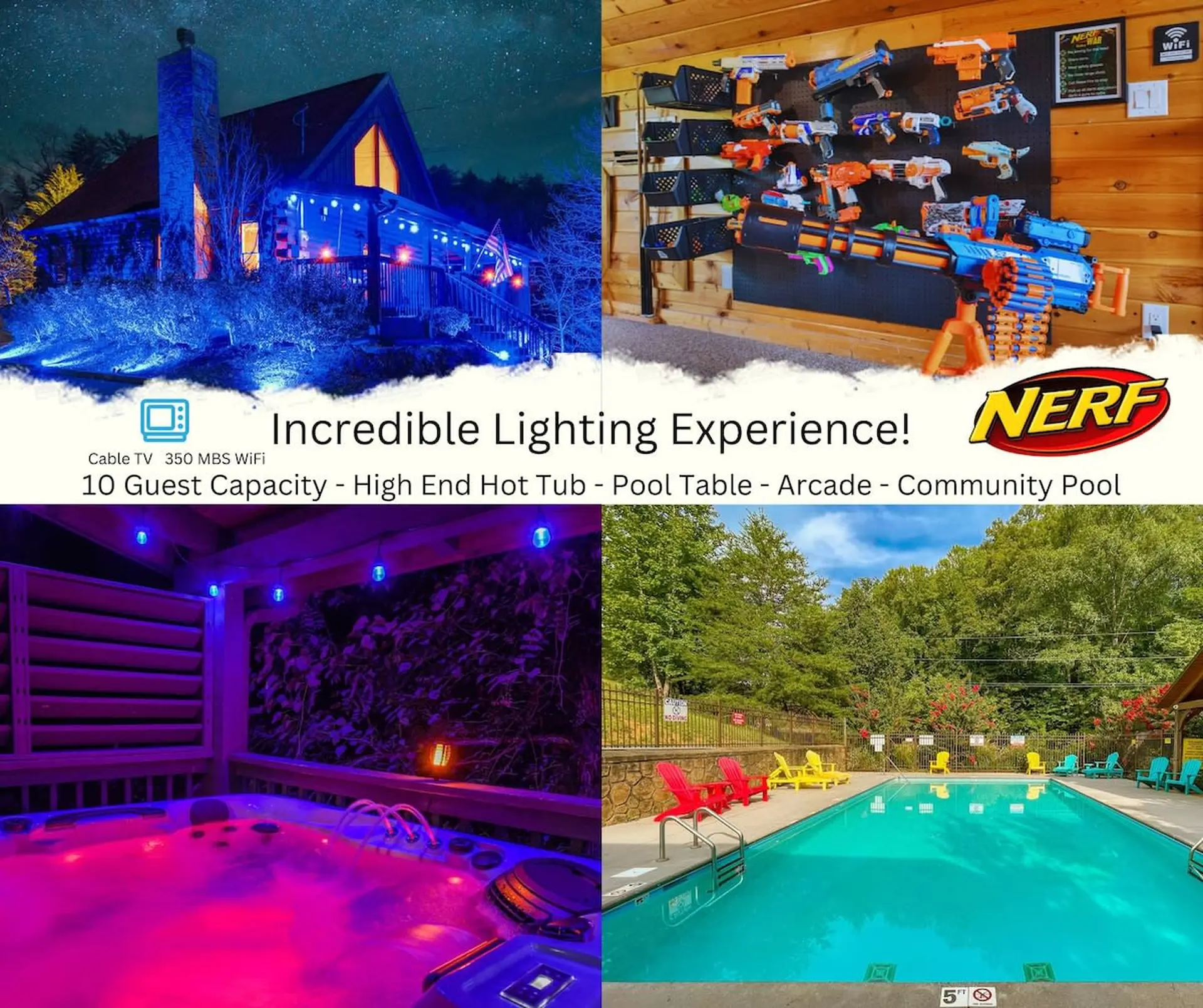 Bootlegger Theme - HotTub, Pool, Arcade, NERF Wall