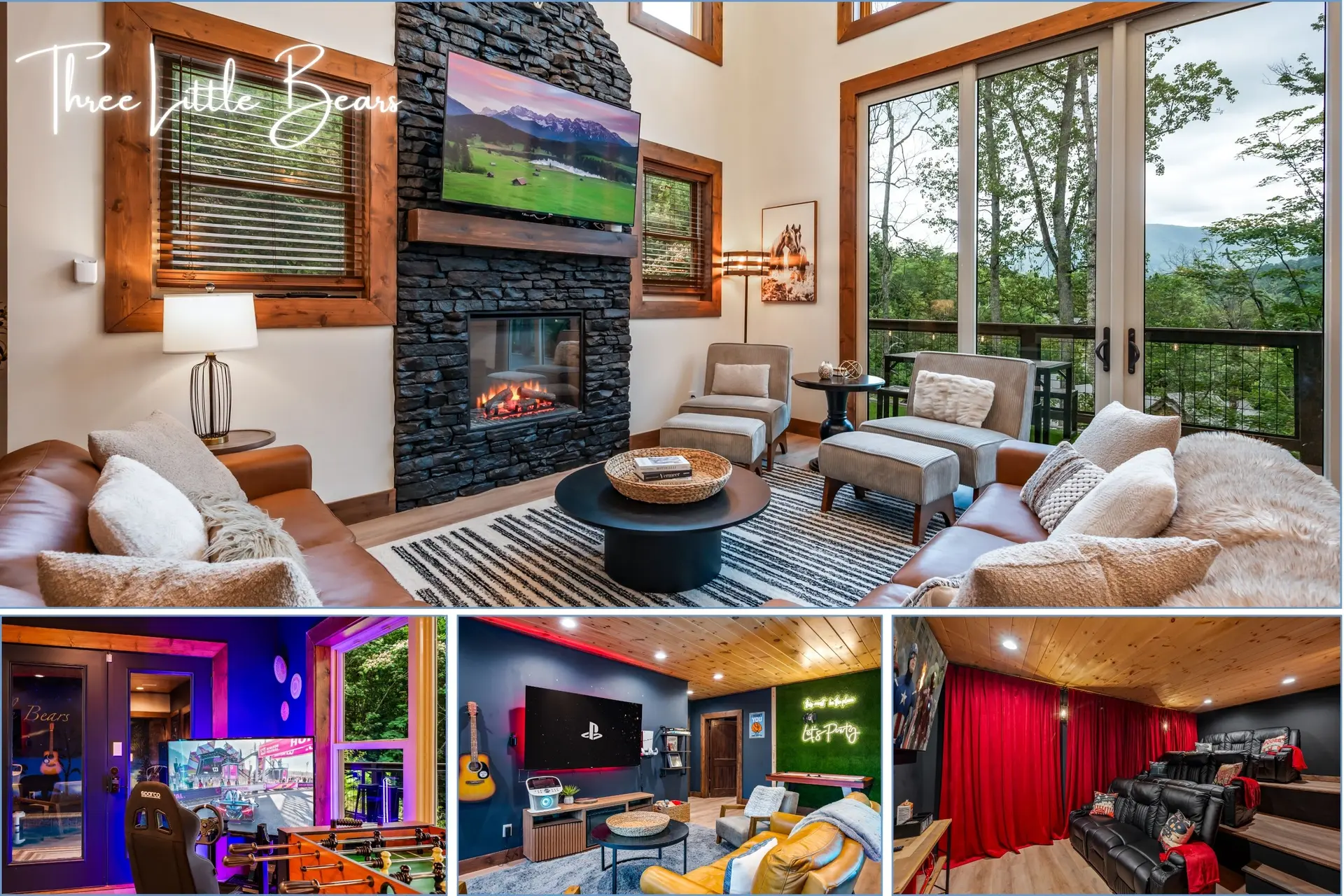 Heated Pool | Luxury Cabin | Game Room | Theater