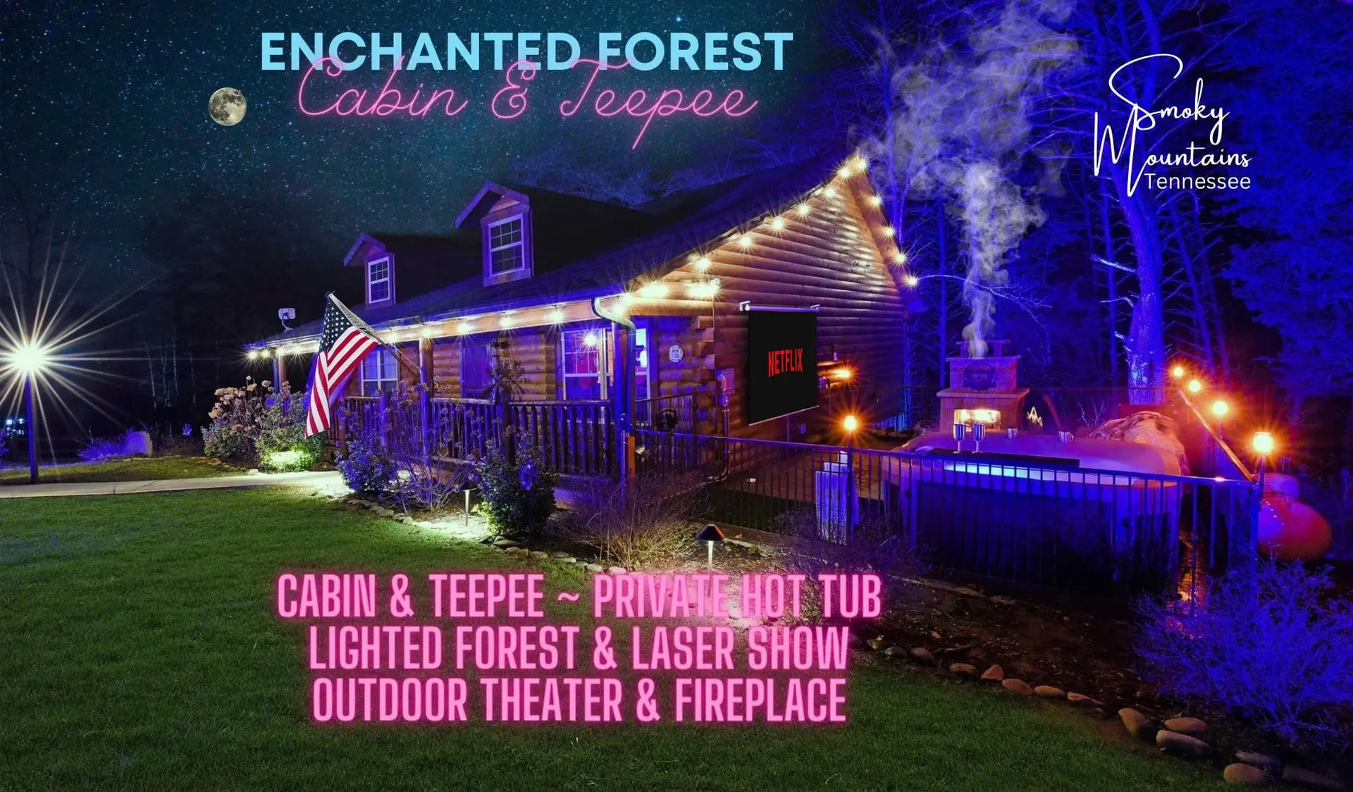 Enchanted Forest Cabin & Teepee! Unique Experience