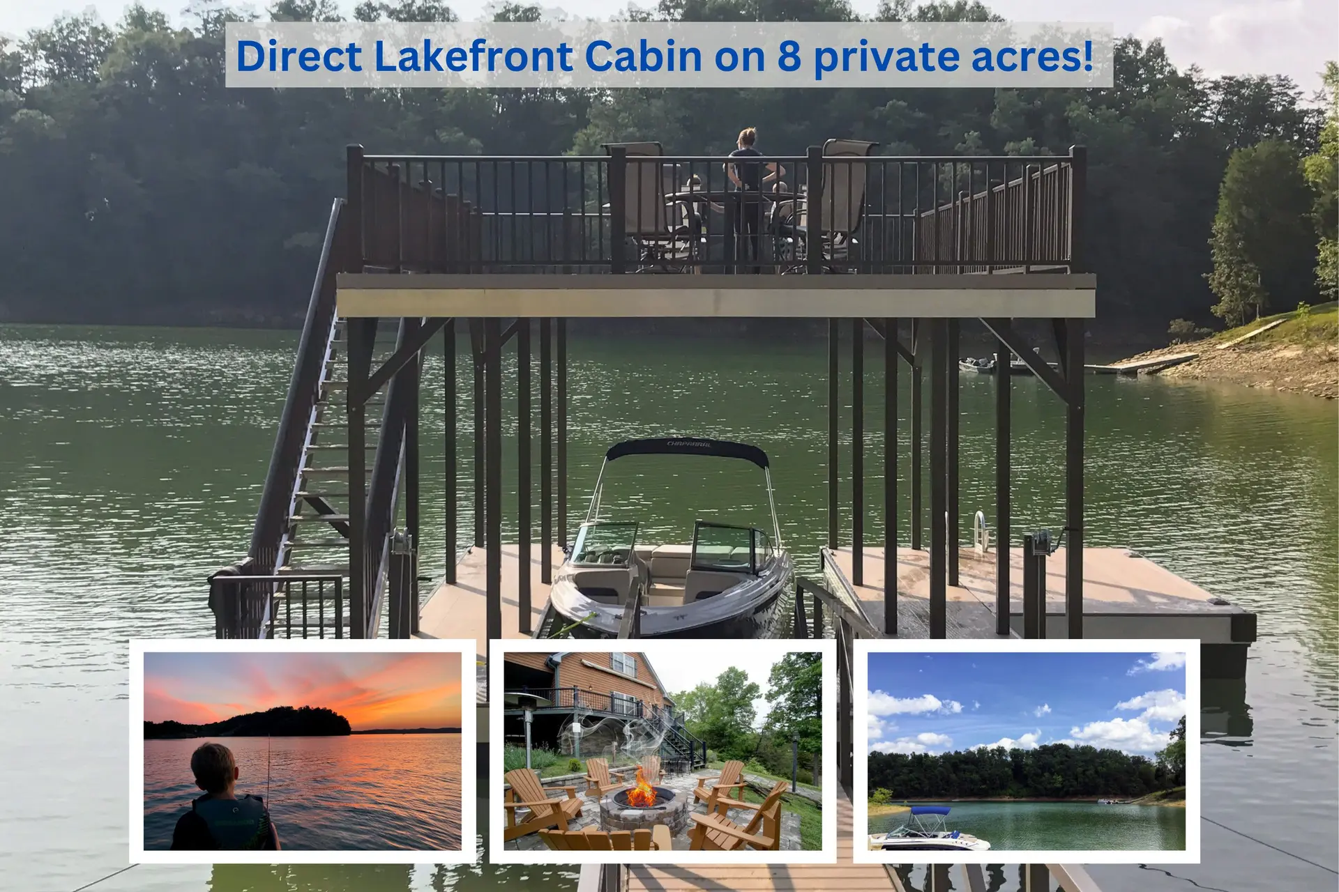 Knasgowa - Direct Lake Front House Retreat