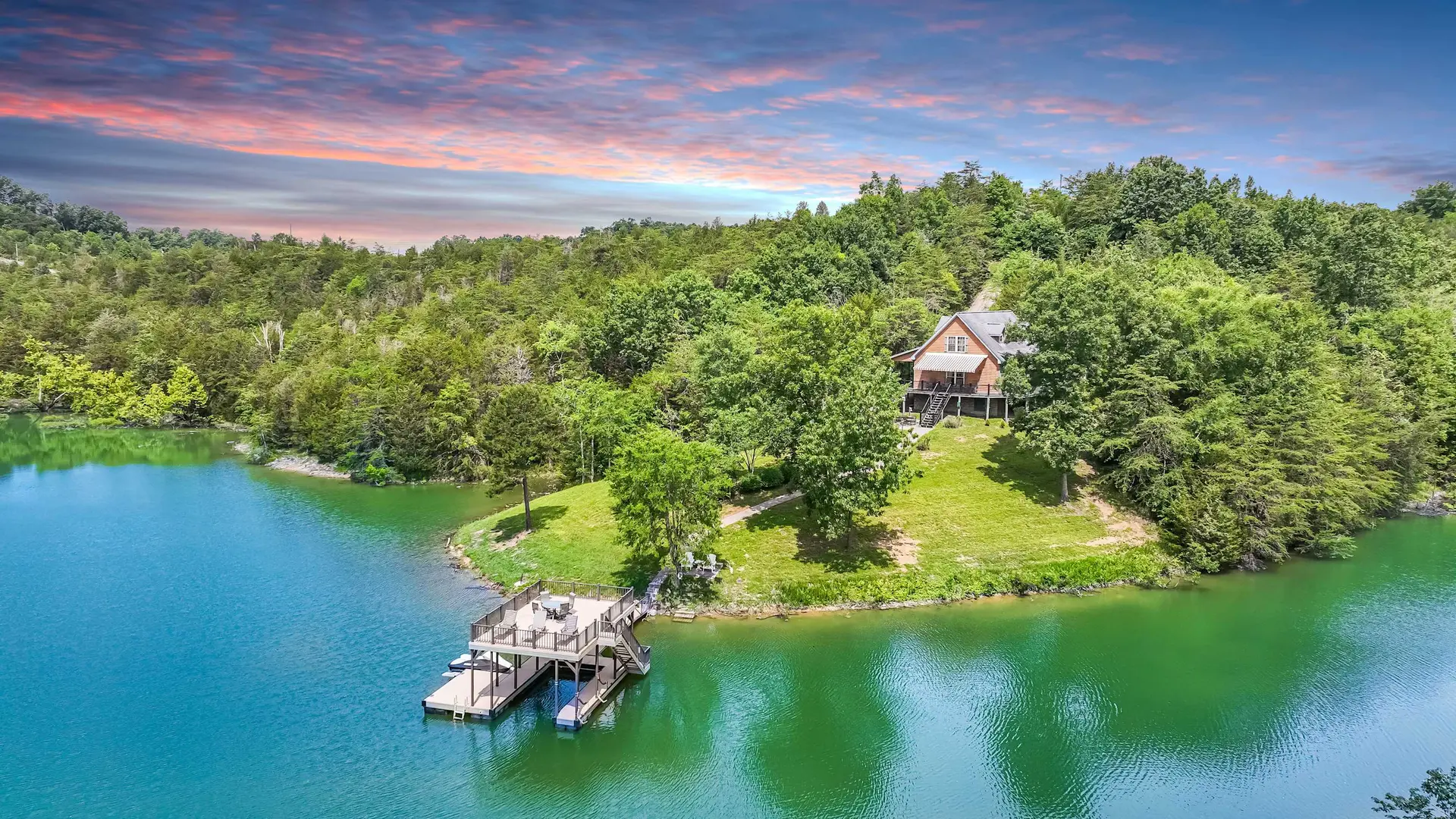 Direct Lake Front Retreat | Private Dock | 8 Acres