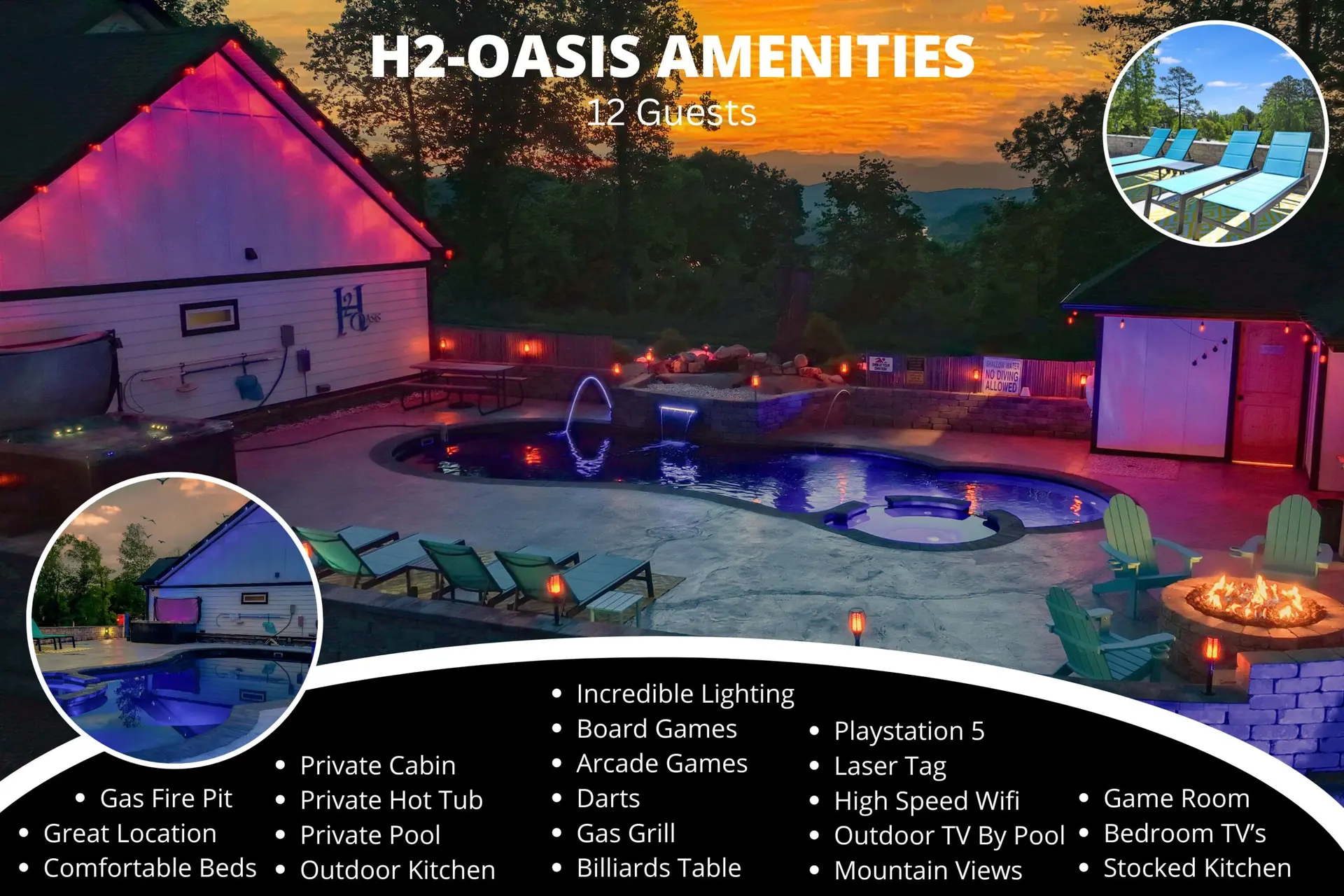 H2Oasis Incredible Heated Pool - Mountain Views!