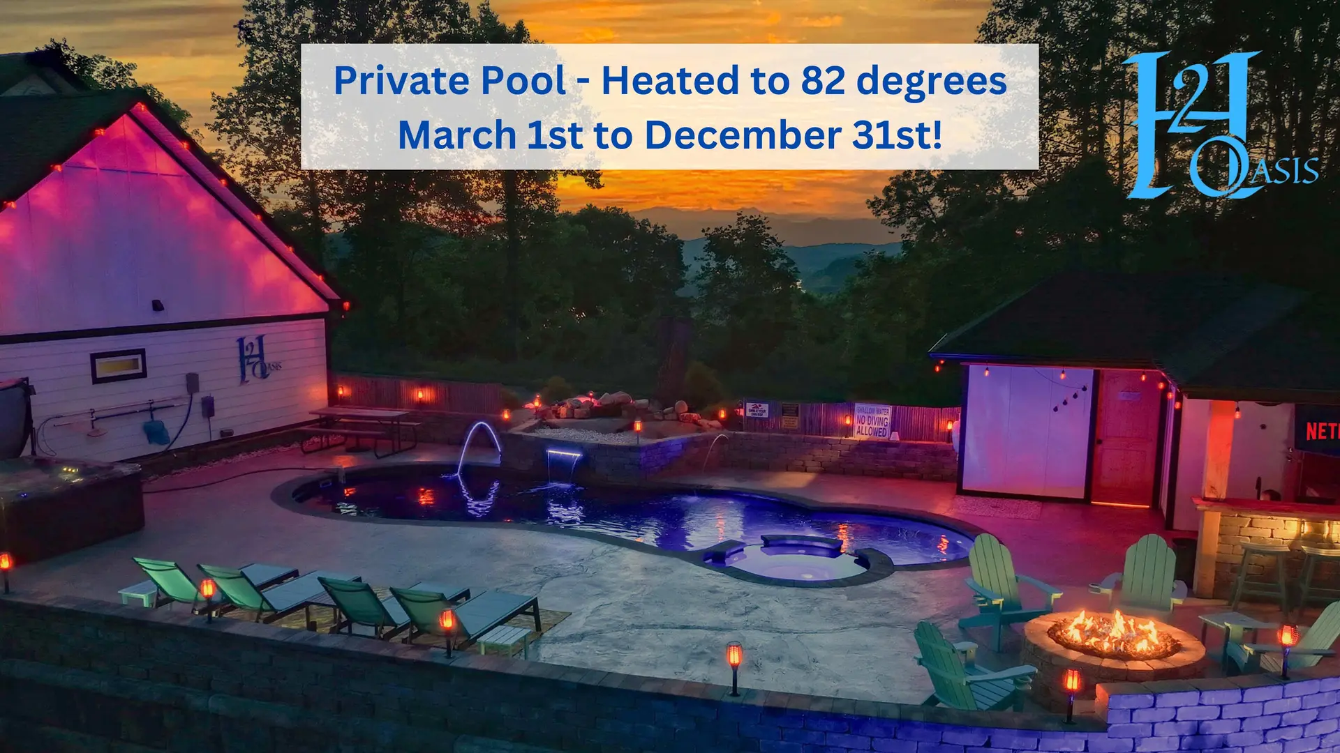 H2Oasis Incredible Heated Pool - Mountain Views!