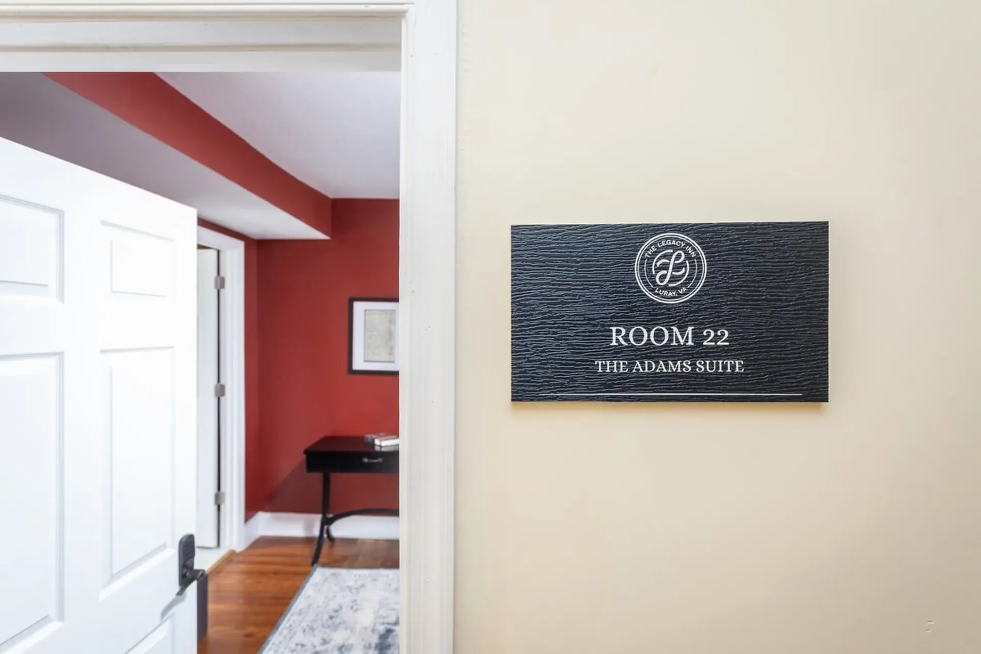 Sojourn at The Legacy Inn- The Adam's Suite