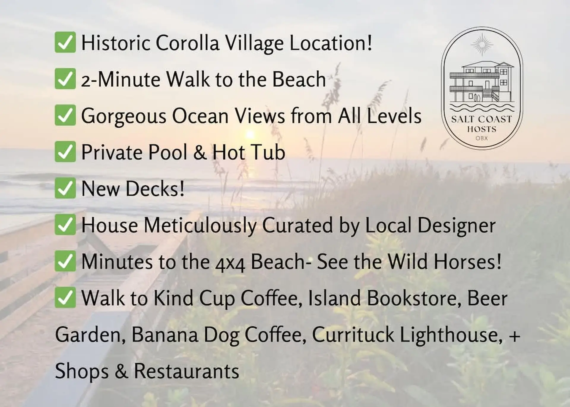 2Min Walk to Beach, Private Pool & Hot Tub!