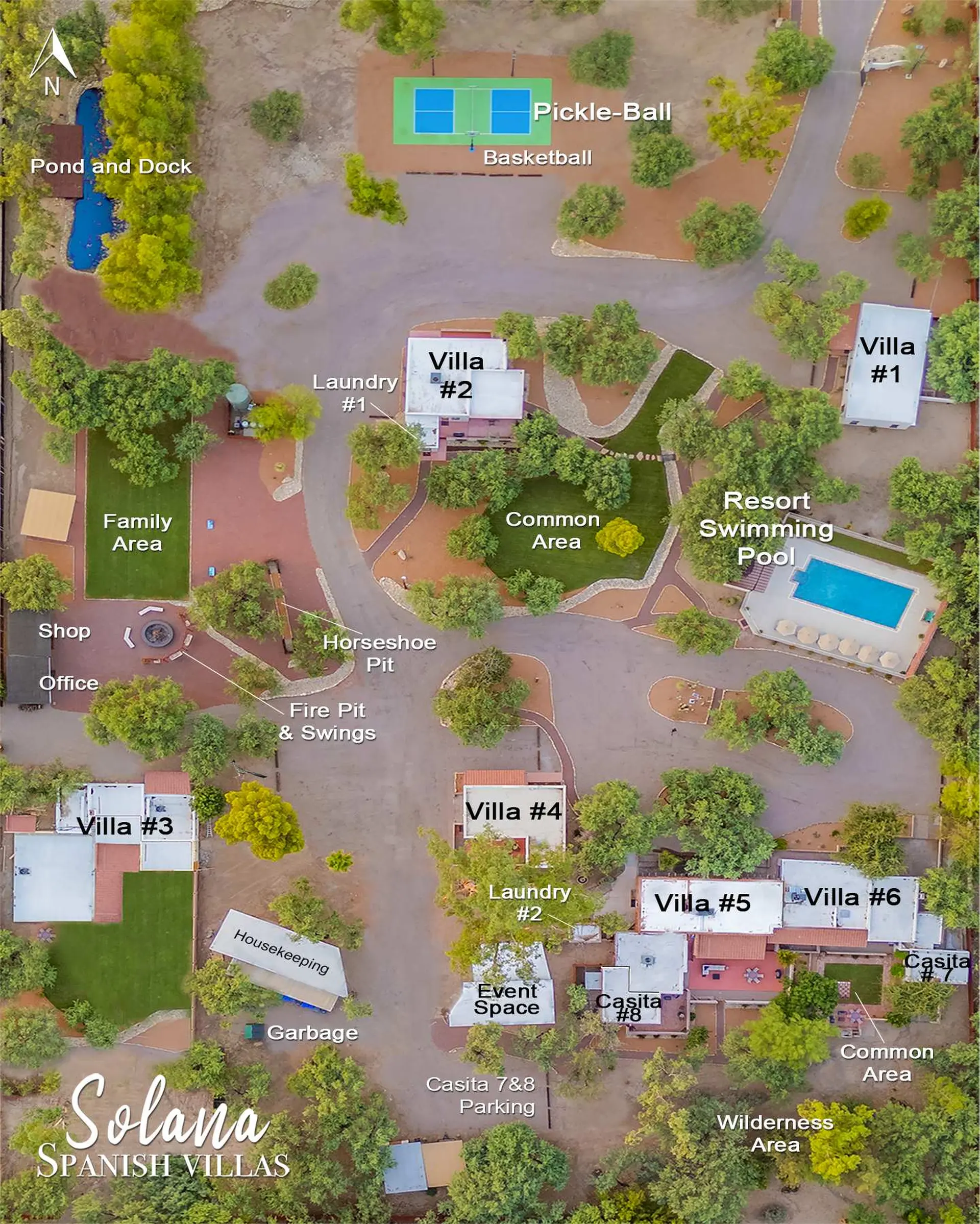 Large Groups Solana Spanish Villas 5 Acre Estate