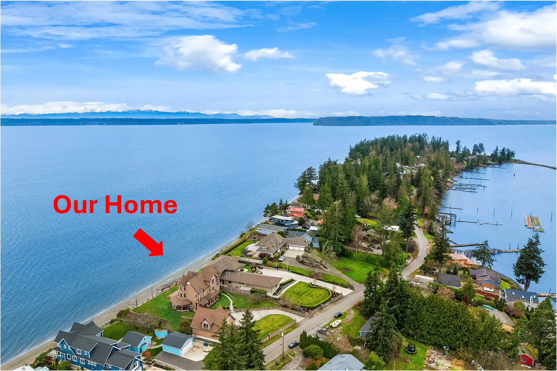 Victorian Waterfront Mansion w/ 180° Puget Sound V