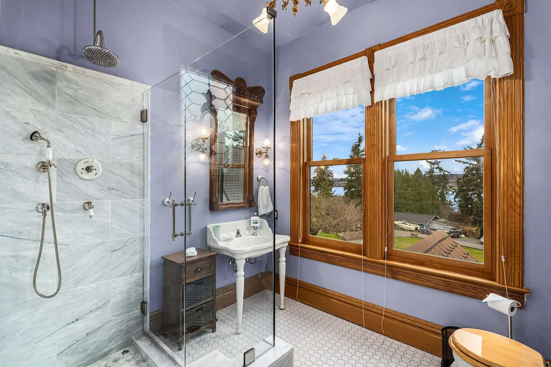 Victorian Waterfront Mansion w/ 180° Puget Sound V