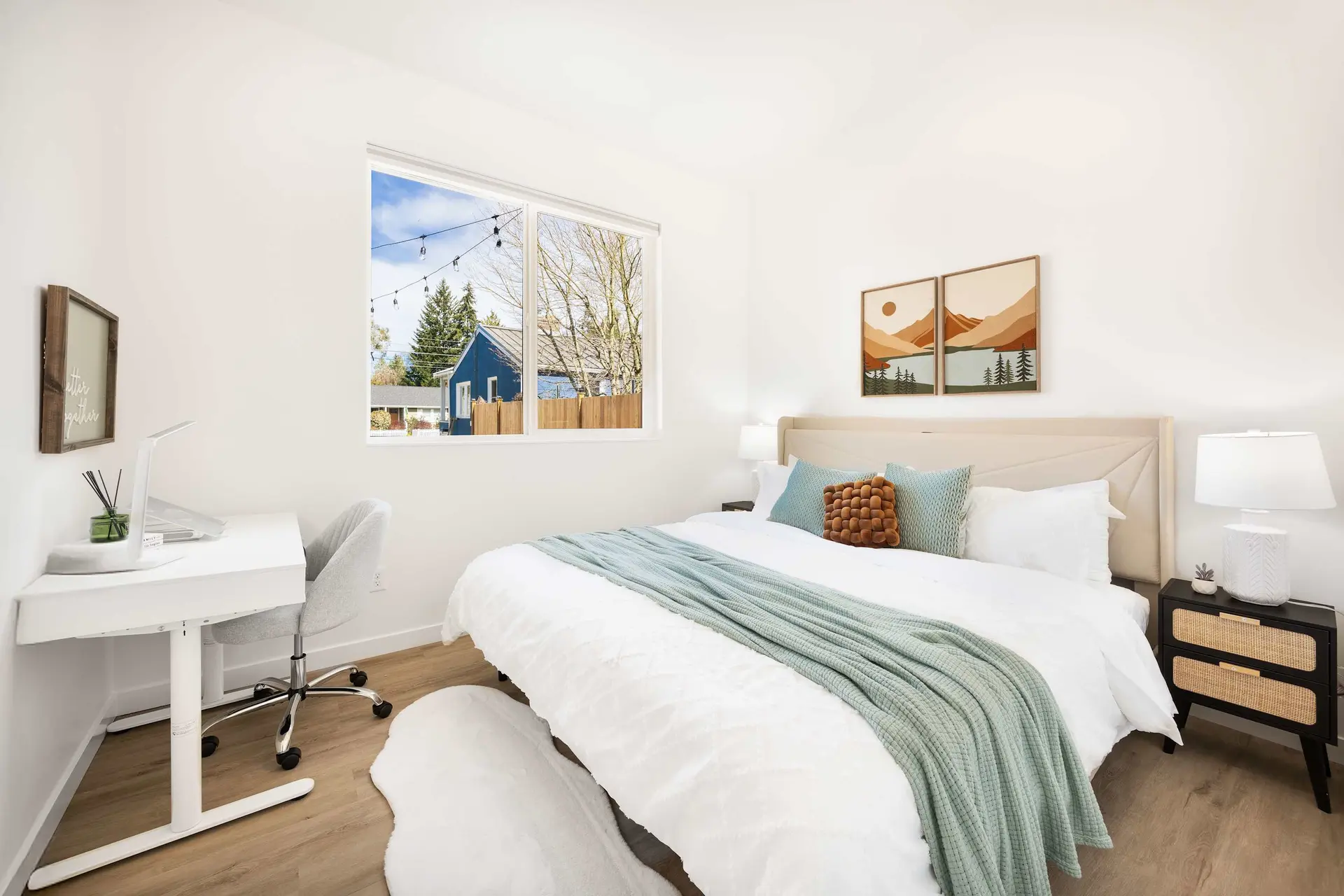 2025 Built Single-Level 2BR Serene Home with 2 AC
