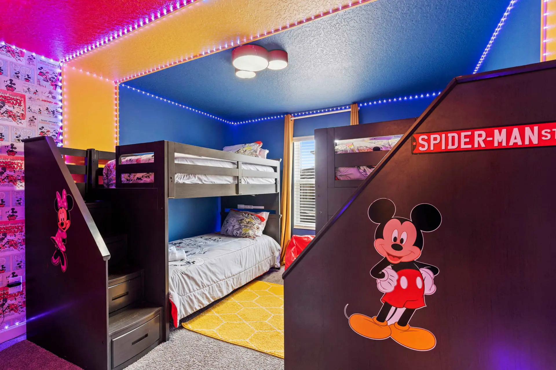 Chic 4BR Home with Mickey & Star Wars Rooms