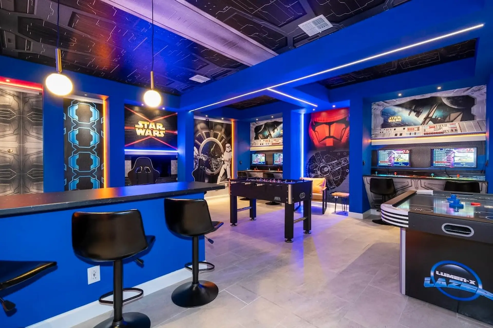 Ultimate Luxury Retreat-Star Wars Game Room & More