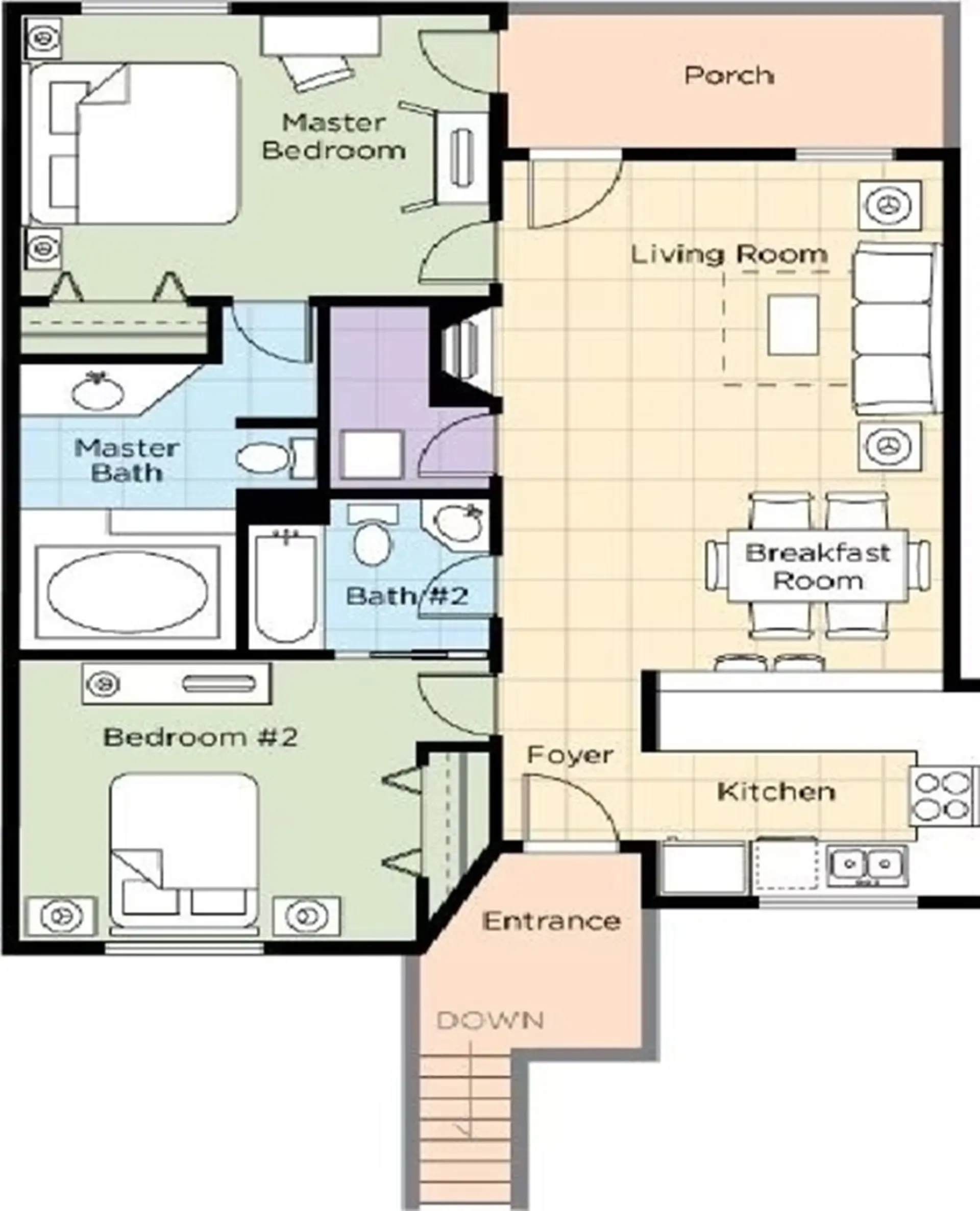Beautiful Hotel in Villas at Fairfield 2BD at Lakeview Parkway