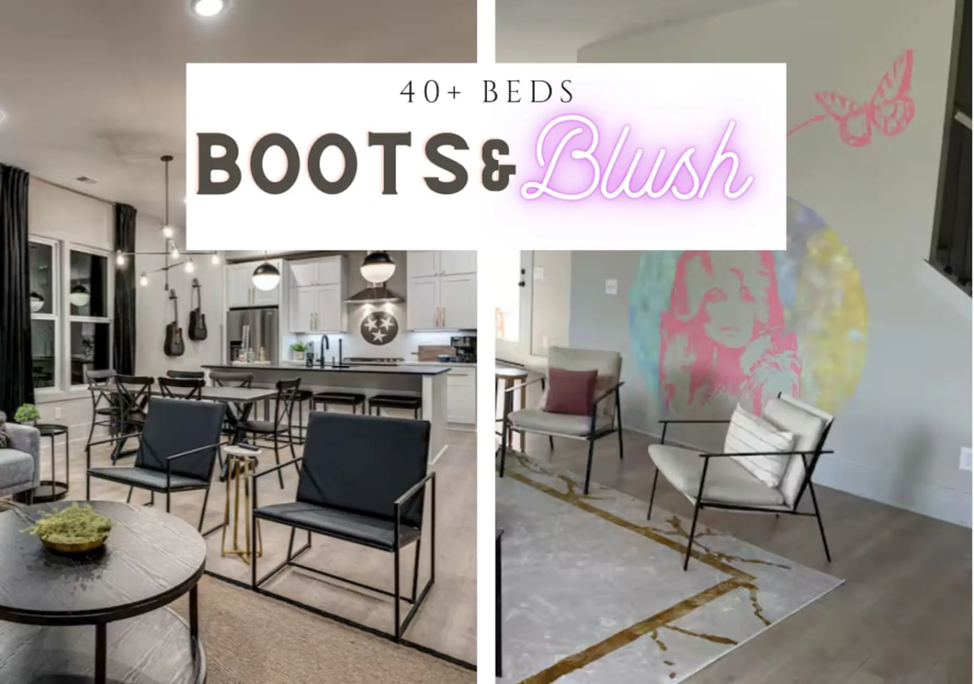 TWO Private Homes + 40 beds