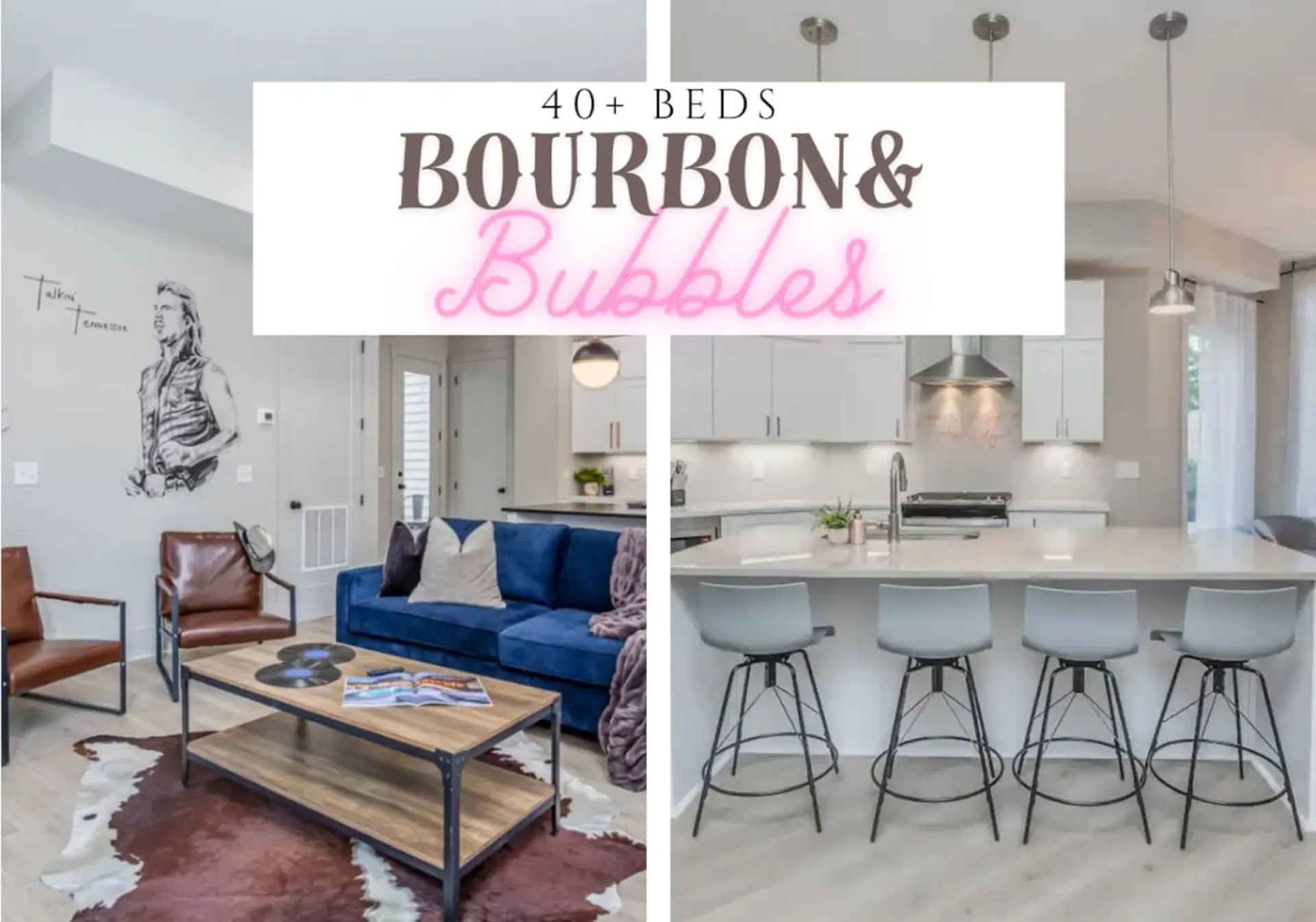 Bourbon&Bubbles! 2 Homes 40+ Bed