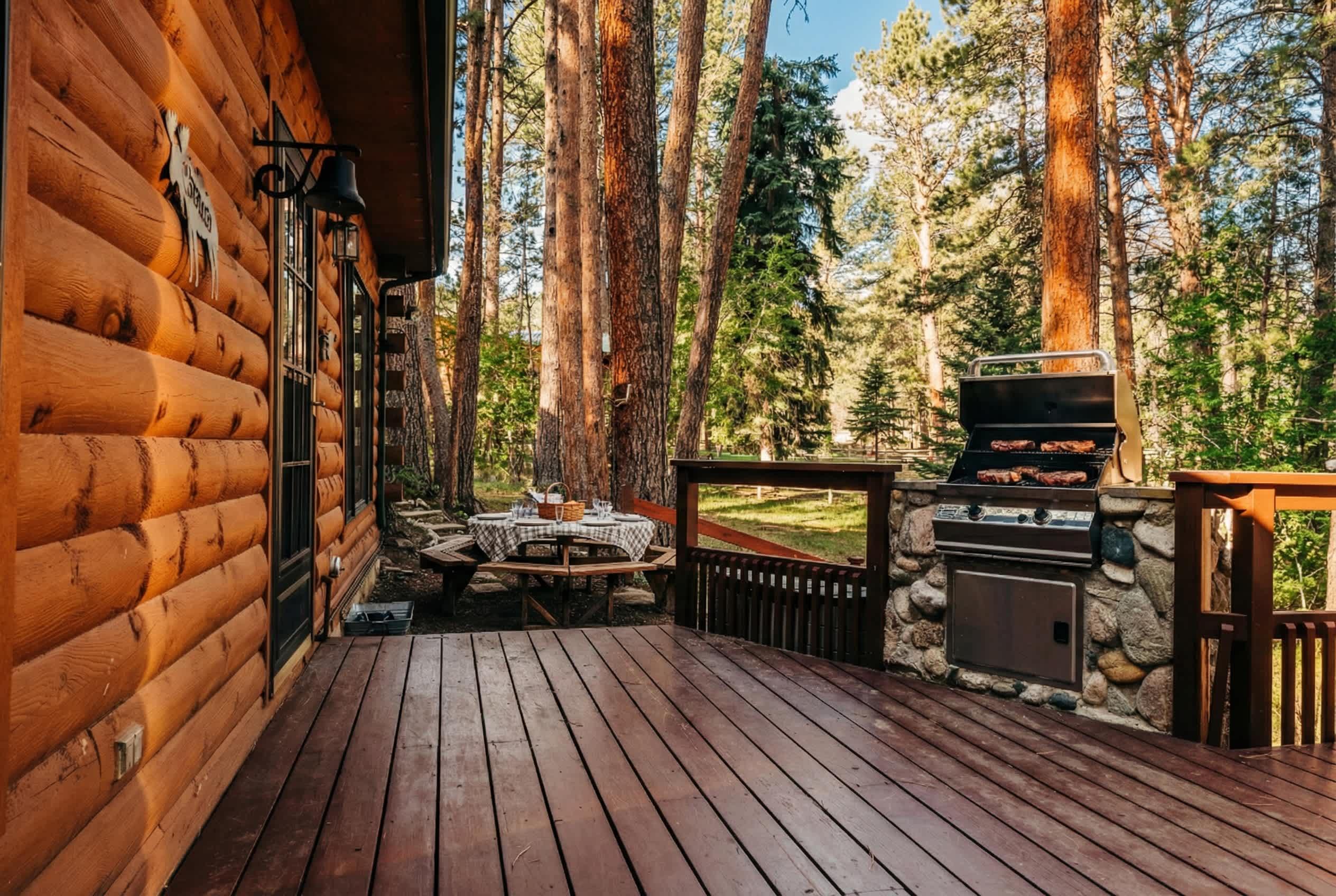 My Story living room with wood-burning fireplace