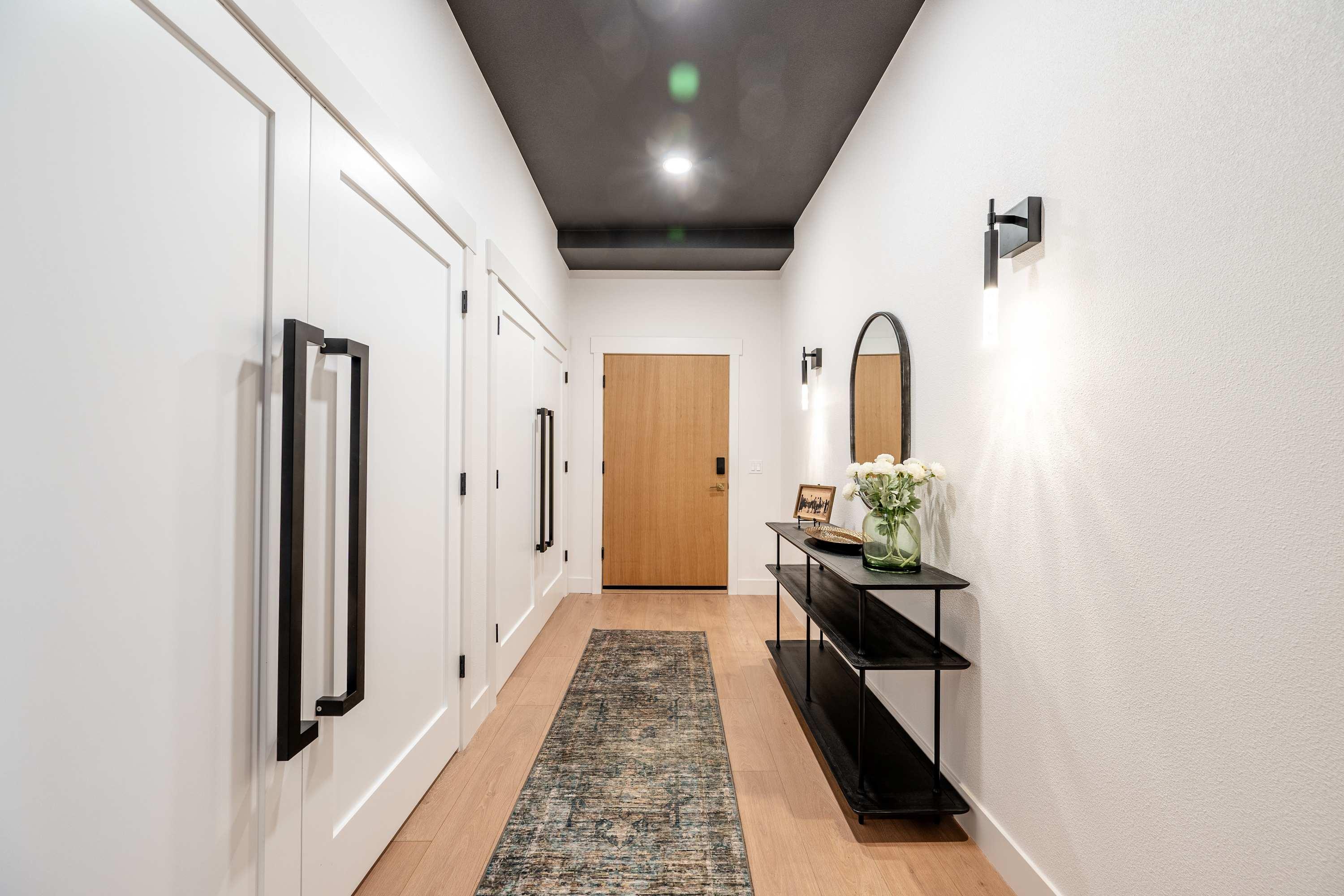 Chef's kitchen at The Onyx — full-size appliances and modern finishes